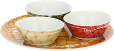 , Set Piatto Con Ciotole