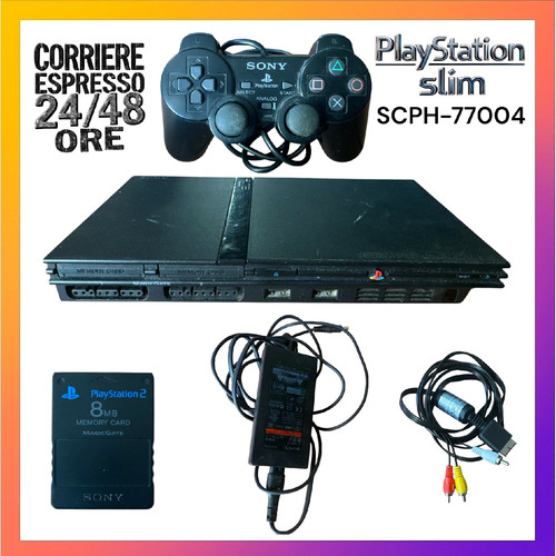 Console playstation ps2 slim - playstation, 2
