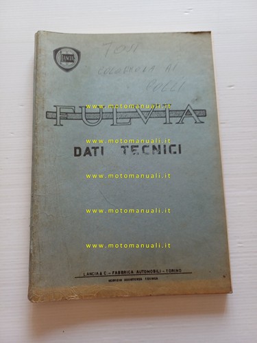 Lancia fulvia tutti modelli - fulvia,