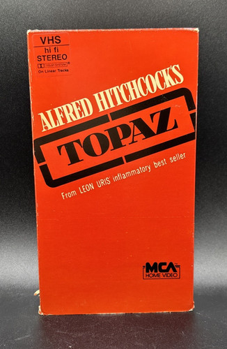 Alfred hitchcock topaz vhs - hitchcock’s,