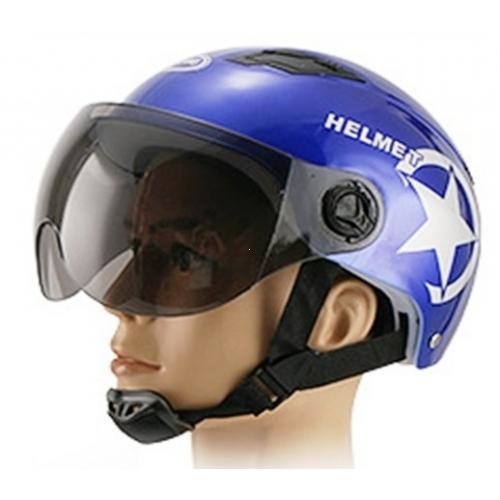Casco semi aperto con visiera - con,