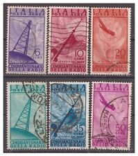 ITALIA 1947 - POSTA AEREA RADIO  6 v.  usati