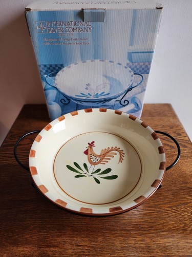 Fornaio terracotta dipinto - in,