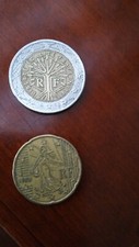 1999 Francia : monete da 2 euro e 50 centesimi