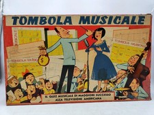 Gioco Tavolo Vintage Televisione Guess La Canzone Quiz Tombola Musicale