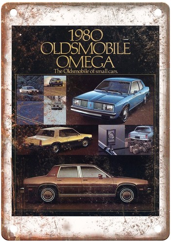 Insegna metallo oldsmobile - insegna,