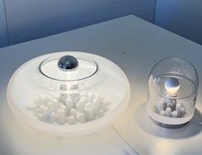 SET COPPIA LAMPADE TAVOLO