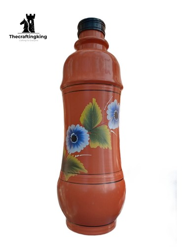 Bottiglia terracotta fatta - bottiglia,