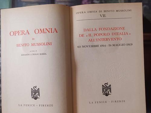 Opera omnia vii benito - opera,