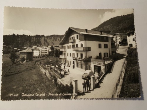 Cartolina pensione cargnel - pensione,