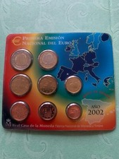SPAGNA 2002 serie Divisionale di 8 valori 1 2 5 10 20 50 cent 1 2 euro in FDC
