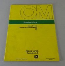 Manuale Istruzioni John Deere