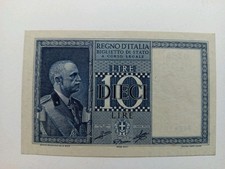 Biglietto Di Stato 10 Lire