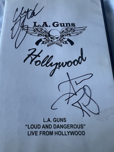 Guns signed dvd live - guns,