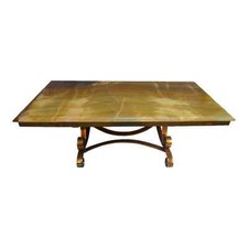 1970s Onyx Coffee Table by