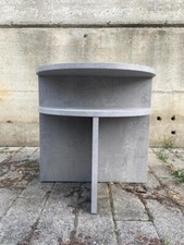 Tavolino da salotto con compartimenti / Grigio cemento / Industrial 