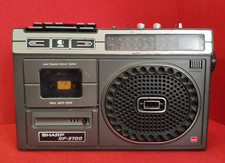RADIO STEREO CASSETTE SHARP GF-3700 RETRO TECH NO BOOMBOX GHETTO BLASTER  ???