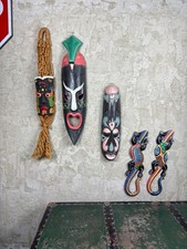 Decorazioni da parete in stile etnico africano realizzate a mano