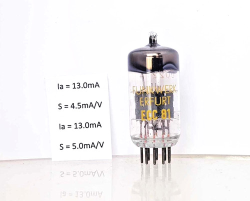 Ecc81 rft testato tubi - rft,