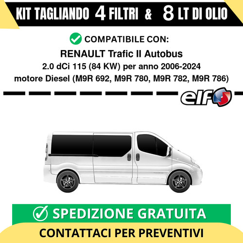 Tagliando per renault trafic - tagliando,