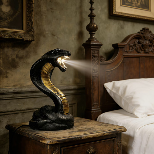 Statua serpente cobra - statua,