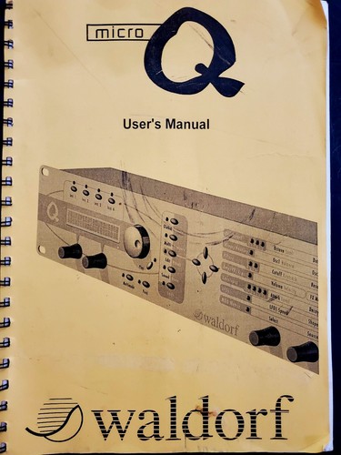 Manuale waldorf micro - waldorf, q