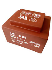 2 PCS TRaSFORMATORI EI54 230/12V 16 VA - VDE CE Myrra