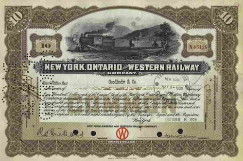 New york ontario western - new,