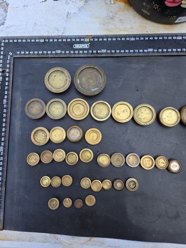 Vintage antique brass - 37, &