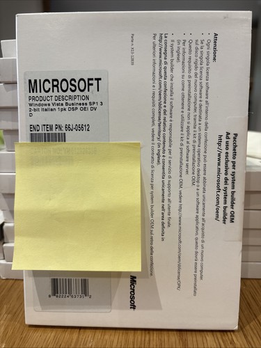 Windows vista business sp1 - vista,