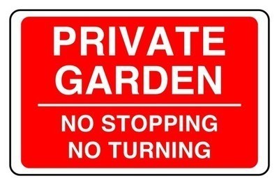 Giardino privato stop no - privato,