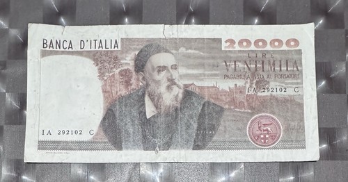 20000 lire tiziano decreto - lire,