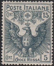 1915-16 Pro Croce Rossa 15 C