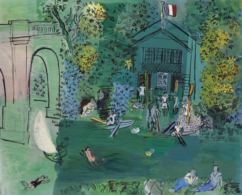 Raoul dufy marne stampa - dufy, la