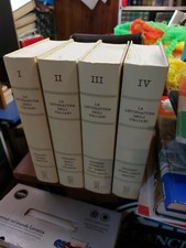 4 volumi Letteratura degli italiani Palumbo editore