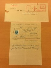 Ricevuta inviata da Gabriele D'Annunzio