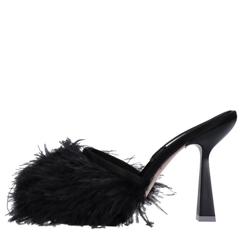 Se1124 satin mules sabot - satin, e