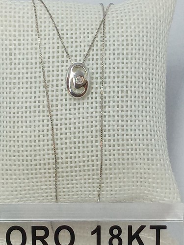 Collana oro bianco - collana, 750
