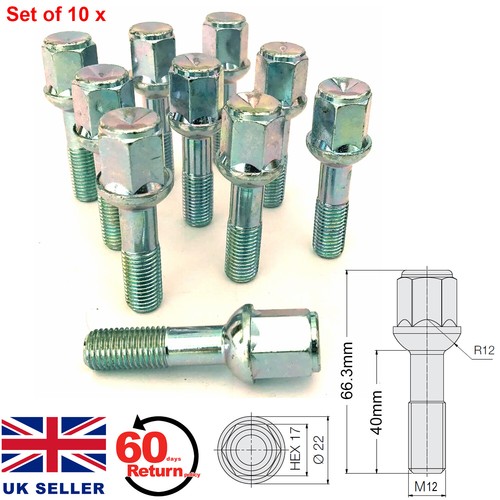 Bulloni ruota lega per - 10,