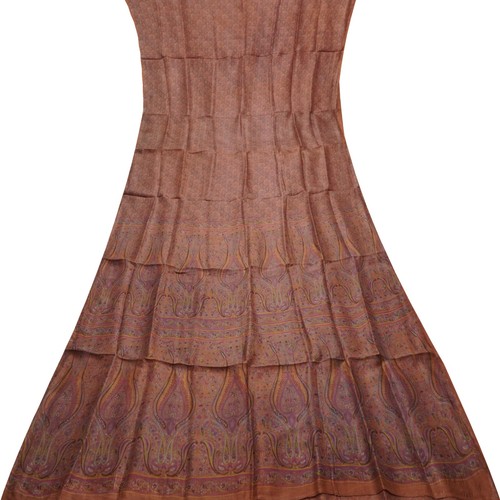 Sari vintage color puce 100 - sari, 100%