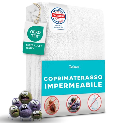 Coprimaterasso singolo con - coprimaterasso,