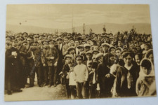 ca868 cartolina s.elia a pianisi lavori di scasso nel cimitero campobasso super!