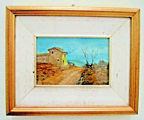 Quadro olio 10x15 pittore