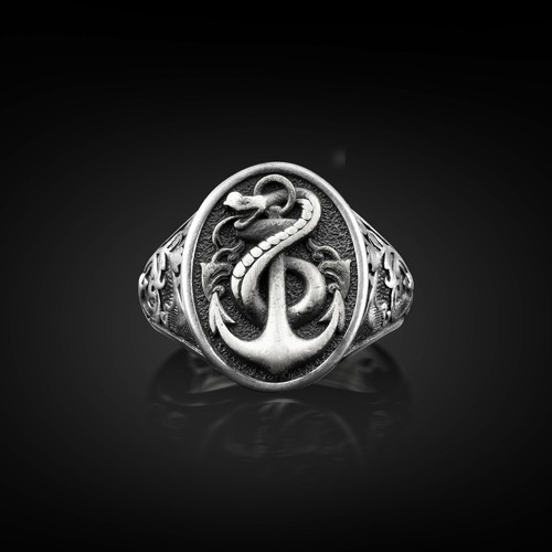 Anello uomo argento - anello,
