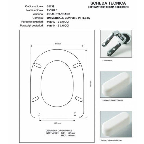 Copriwater ideal standard - copriwater,