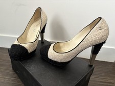 Escarpins Chanel En Tweed -