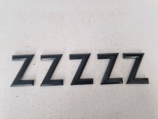 Targa Vintage Lettera Z x5