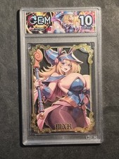 RAGAZZA MAGA NERA - YUGIOH! - GOLD METAL CARD - 100 OF 100 - GRADED CARD 10