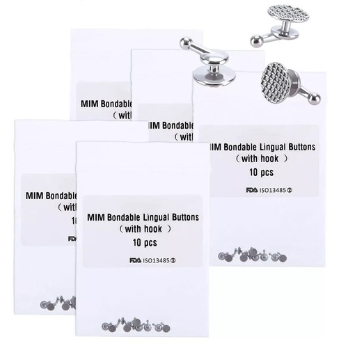 50pz bottoni linguali legabili - 50pz,
