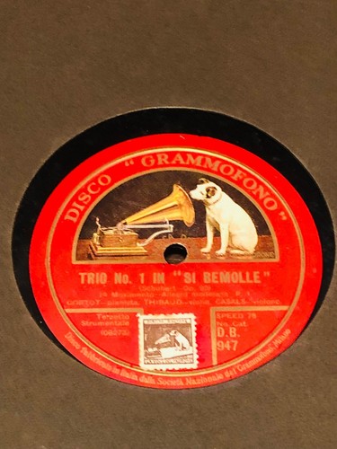 Disco grammofono 78g trio - 78g.,